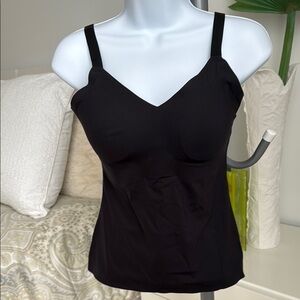 Knix Black Luxe Lift V Neck Women's Camisole Bra Top